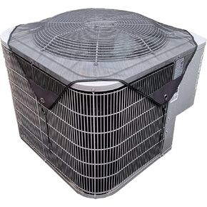 Air Conditioner Covers for Outside Units Central Ac Cover Leaf Guard Heavy Duty Mesh AC Defender for Outdoor Square Units, All Season Black (28 X 28 Inch) in Kuwait