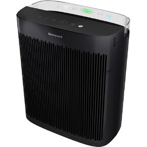 Honeywell HPA5300 InSight HEPA Air Purifier with Air Quality Indicator and Auto Mode, Allergen Reducer for Extra-Large Rooms (500 sq ft), Black - Wildfire/Smoke, Pollen, Pet Dander & Dust Air Purifier in Kuwait