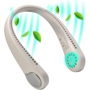 BIGTREE Portable Neck Fan Hands Free Bladeless Fan 360° Cooling Super Quiet No Hair Twisting USB Powered Wearable Neck Fan Suitable for Traveling Sports Office in Kuwait