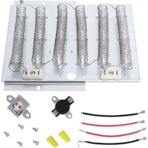 61927 Dryer Heating Element Kit Replaces 964p3, 510325p,R0610067, 56047,Compatible with Whirlpool, Speed Queen, Amana, Admiral, Crosley, Magic Chef, Maytag, Fits Models: ADE, AE5, AEM, AGM, ZDE in Saudi Arabia