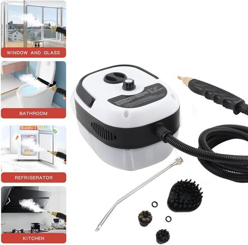 Steam Cleaner ECUTEE High Pressure Steam Cleaning Machine 2500W Electric Handheld Portable Steam Cleaner Automatic Pumping for Kitchen Bathroom Furniture Car Detailing Seat in Kuwait