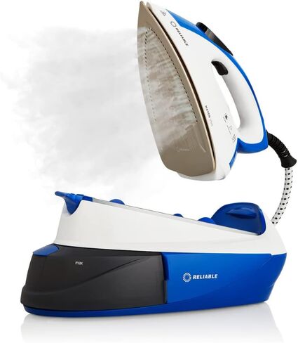 Reliable 125IS Maven Steam Iron - 1500W Ironing Station with Ceramic Soleplate, Iron Lock for Easy Carry, 1 Ltr Removable Water Tank and Auto Shut-Off, Digital Display, Continuous Home Steam Iron in Saudi Arabia
