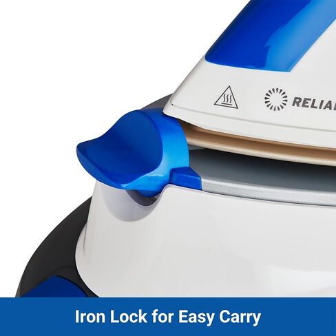 Reliable 125IS Maven Steam Iron - 1500W Ironing Station with Ceramic Soleplate, Iron Lock for Easy Carry, 1 Ltr Removable Water Tank and Auto Shut-Off, Digital Display, Continuous Home Steam Iron in Saudi Arabia