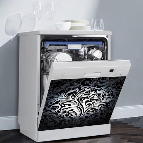 Moderock Magnetic Dishwasher Door Cover for Kitchen Decorate, Refrigerator Magnetic Cover, Fridge Panels, Home Cabinet Decals Appliances Stickers. in Kuwait