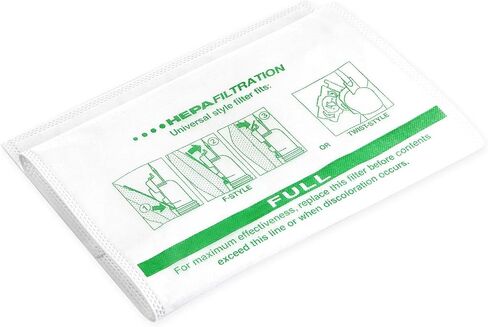 10 + 4 Pack 204811 Micron Magic Hepa Filter Plus Bags, Universal Hepa Cloth Bags and Belts 301291 for Kirby Models F-Style and Twist-Style, and All Models Generation 4 - Sentria II in Saudi Arabia