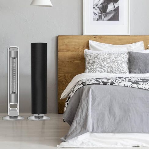 كيو سي دبليو ان غطاء مروحة تاور، غطاء مروحة ارضية قائم وشديد التحمل، غطاء مروحة تبريد بدون شفرات، غطاء مروحة كهربائية قائمة، غطاء مروحة متذبذبة مقاوم للماء والغبار للمنزل وغرفة النوم والاماكن الداخلية in Kuwait