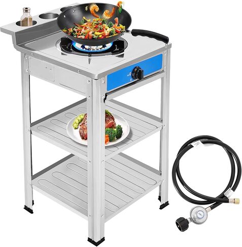 forimo Propane Gas Stove with Removable Leg Stand and Adapter Portable , Auto Ignition Camping Stove 1 Burner LPG for RV, Apartment, Outdoor Cooking in Kuwait