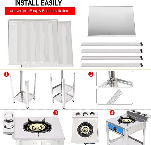 forimo Propane Gas Stove with Removable Leg Stand and Adapter Portable , Auto Ignition Camping Stove 1 Burner LPG for RV, Apartment, Outdoor Cooking in Kuwait