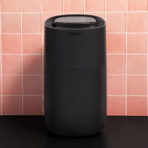 Sans HEPA 13 Air Purifier - Black - 1560ft² Ultra-Quiet Home Air Purifier, Pre-Filter, Activated Carbon, UV-C Light, Protect from Odors, Smoke, Pollutants, Allergens, Dust, Dander, Harmful Chemicals in Saudi Arabia