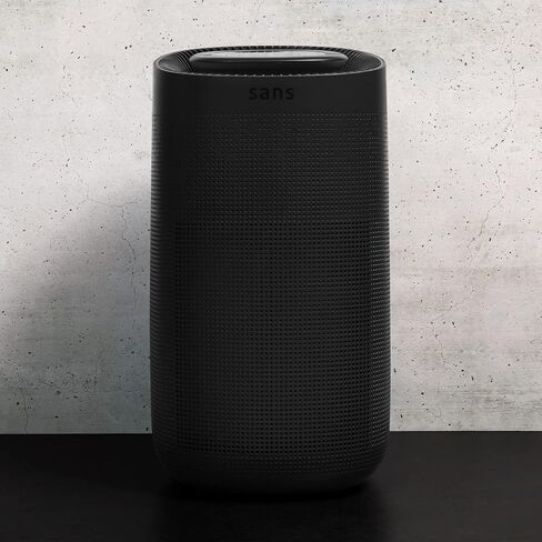 Sans HEPA 13 Air Purifier - Black - 1560ft² Ultra-Quiet Home Air Purifier, Pre-Filter, Activated Carbon, UV-C Light, Protect from Odors, Smoke, Pollutants, Allergens, Dust, Dander, Harmful Chemicals in Saudi Arabia