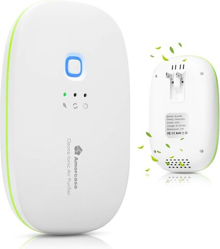 منقي هواء اوزون وايوني صغير 2 في 1 من اموركاسا، يعمل على تنقية الهواء والتخلص من الروائح الكريهة in Kuwait
