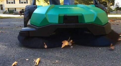 BISSELL BigGreen BG355 Deluxe Triple Brush Push Power Sweeper, 21", 9 gal Debris Container, 43" Height, 21" Width, Polypropylene, Green in Saudi Arabia
