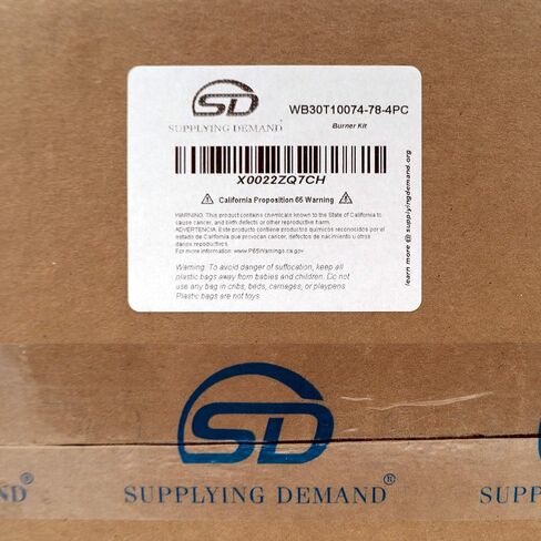 Supplying Demand WB30T10074 WB30T10078 4 Piece Electric Range Surface Element Replacement Kit in Saudi Arabia