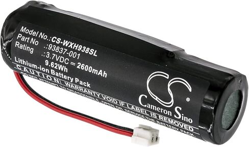 3.7V 2600mAh Replacement Battery for Wahl Magic Clip Machine Senior, Senior Cordless, Sterling 4, Designer, Super Taper Cordless, Beretto Black Stealth, Legend, Part No. 93837-001 93837-200 in Saudi Arabia