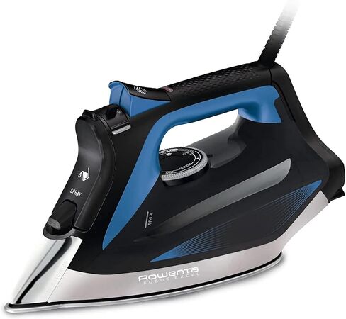 Rowenta DW5360 1750 Watt Focus Xcel Iron with Steam boost, Anti Drip, 400 Hole Sole Plate. (Renewed) in Saudi Arabia