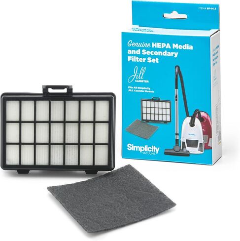 Simplicity Genuine SF-I4.3 Filter Set with HEPA Media for Jill Canister Vacuum Cleaner, Jill Replacement Filter Only in Saudi Arabia