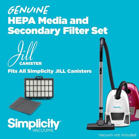 Simplicity Genuine SF-I4.3 Filter Set with HEPA Media for Jill Canister Vacuum Cleaner, Jill Replacement Filter Only in Saudi Arabia