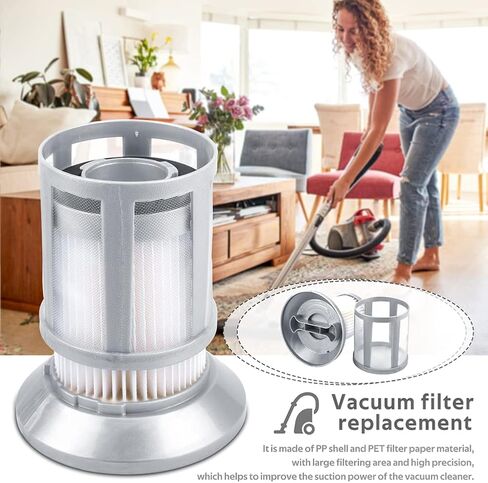 فلتر 2156A للمكنسة الكهربائية Bissell Zing Canister 2156A، 1665، 16652، 1665W استبدال الفلتر قطعتين، رقم الجزء 1613056 in Kuwait