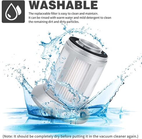 فلتر 2156A للمكنسة الكهربائية Bissell Zing Canister 2156A، 1665، 16652، 1665W استبدال الفلتر قطعتين، رقم الجزء 1613056 in Kuwait