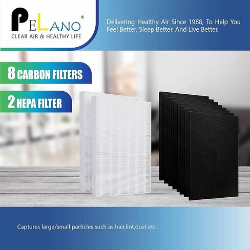 115115 Filter Replacements C535 Replacement Filters For Winix PlasmaWave C535, 5300, 6300, 5300-2, 6300-2, P300, 9000, 5000, 5000B Air Purifier, for Winix Size 21 Filter A - 2 Pack Hepa in Saudi Arabia