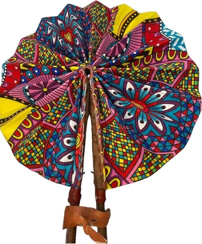 African Sougou African Fan/African Fabric Fan/Ankara Fan/Leather Folding Fan selective collection (Tuesday) in Saudi Arabia