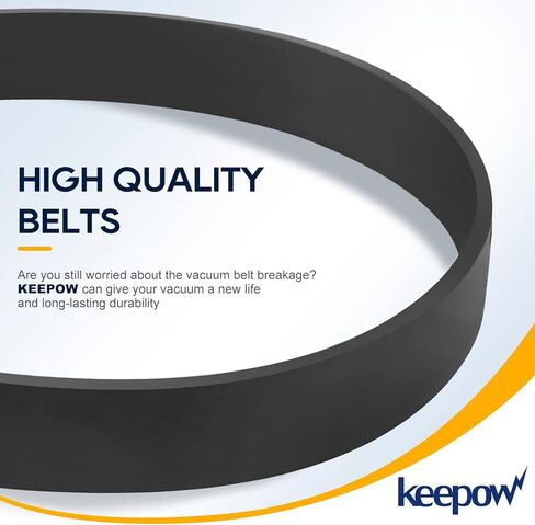 KEEPOW Replacement Belts Compatible with Bissell TurboClean/PowerForce PowerBrush Pet Carpet Cleaner 2987, 1986, 2910, 2190W, 2806, 28062, 28068, 29878, 29879, 2 Pack, Parts# 1606428 in Kuwait