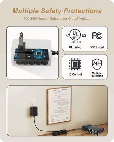 لشاحن القرش اللاسلكي YLS0243A-T288080 لاستبدال القرش IR101 ION F80 X40 IR100 IR200 IR141 XBAT200 28.8V 800mA AC/DC محول in Saudi Arabia