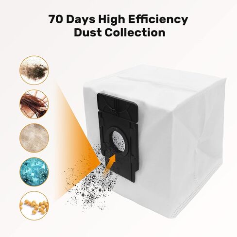 3 عبوات من أكياس الغبار من Verefa لأكياس المكنسة الكهربائية الروبوتية ذاتية التفريغ L11 Pro in Kuwait