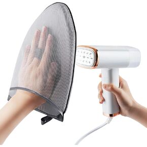 Garment Steamer Ironing Glove, Waterproof Mini Ironing Board with Finger Loop Garment Steamer Mitt Heat Resistant Gloves for Clothes Steamers