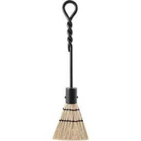 Minuteman International Rope Handle Single, Mini Brush Fireplace Tool, Mini 18-in, Black in Saudi Arabia