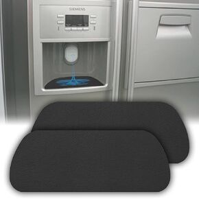Cuttable Refrigerator Drip Catcher for Fridge Water Dispenser, Absorbent Drip Tray, Absorbent Pad for Refrigerator Drip, Refrigerator Accessories for Whirlpool, GE, Samsung (Rectangular - 2pcs) in Saudi Arabia
