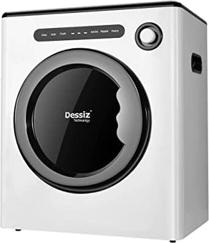 مجفف غسيل مدمج بسعة 9 رطل من EUASOO، قوي وسهل الاستخدام، آلة تجفيف الملابس المحمولة للمساحات الصغيرة، RVs والشقق هادئة، مجفف إضافي لآلات الغسيل الموجودة، ضمان التميز في التجفيف in Kuwait