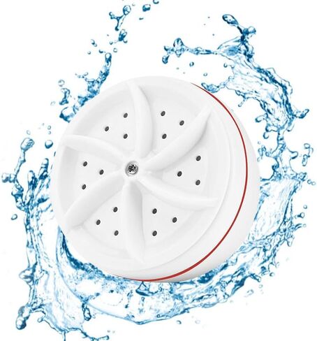 Portable Washing Machine Mini Washer Mini Dishwasher Ultrasonic Turbo Disinfection with USB, Suitable for Home, Business, Travel, College Room, RV, Apartment in Saudi Arabia