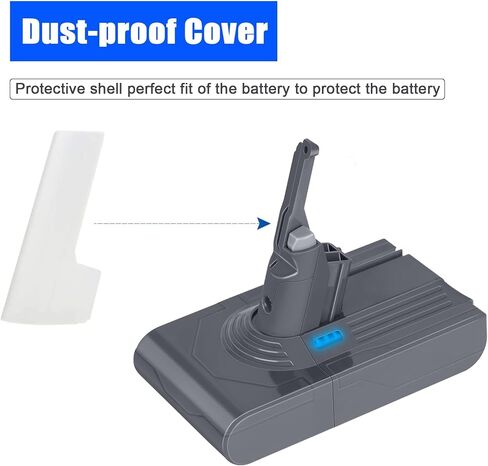 KUNKUN 21.6V 4.5Ah V8 استبدال البطارية لبطارية SV10 215681 V8 الحيوان V8 المطلق V8 رقيق V8 موتورهيد V8 ألياف الكربون اللاسلكية عصا بطاريات المكنسة الكهربائية in Kuwait