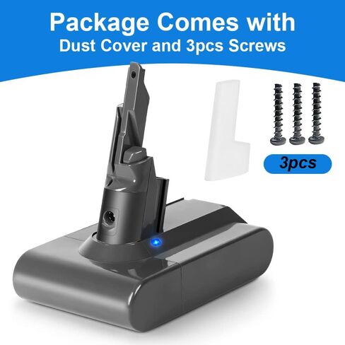 TeenPower ترقية 5000 مللي أمبير 21.6 فولت بطارية ليثيوم بديلة V7، متوافقة مع V7 DC59 DC58 DC61 DC72 DC74 DC62 الحيوان المطلق 595 650 770 880 SV03 مكنسة كهربائية محمولة in Kuwait