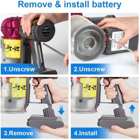 TeenPower ترقية 5000 مللي أمبير 21.6 فولت بطارية ليثيوم بديلة V7، متوافقة مع V7 DC59 DC58 DC61 DC72 DC74 DC62 الحيوان المطلق 595 650 770 880 SV03 مكنسة كهربائية محمولة in Kuwait