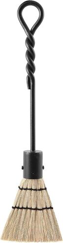 Minuteman International Rope Handle Single, Mini Brush Fireplace Tool, Mini 18-in, Black in Saudi Arabia