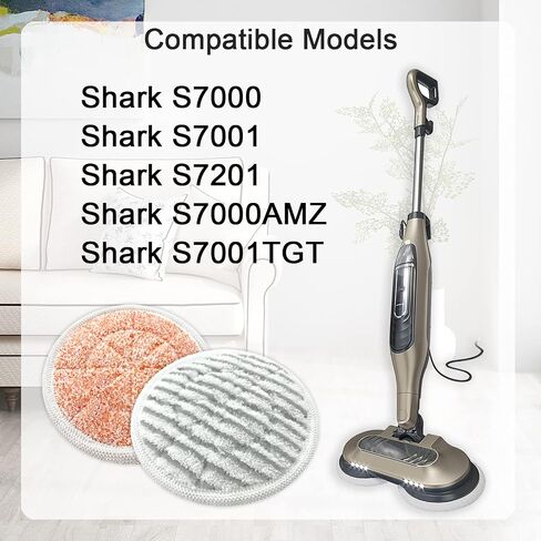 Upgrade S7001 Replacement Steam Mop 10 Packs Compatible with Shark S7000 S7000AMZ S7001 S7001TGT S7000 S7201 S7005 S7020 S8201 Steam Mop,Shark Steam and Scrub Pads in Kuwait