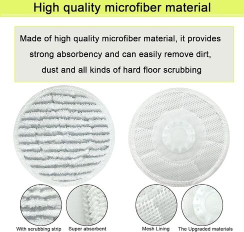 Upgrade S7001 Replacement Steam Mop 10 Packs Compatible with Shark S7000 S7000AMZ S7001 S7001TGT S7000 S7201 S7005 S7020 S8201 Steam Mop,Shark Steam and Scrub Pads in Kuwait