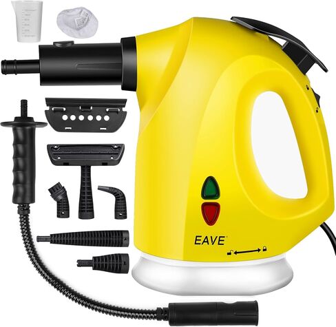 Handheld Steam Cleaner, Steamer for Cleaning, with Steam Lock Button for Hands-free Steaming, Fast Heating, Full Accessory Set Hand Steamer for Home, Kitchen, Bathroom, Car, Tile, Surface Cleaning in Kuwait