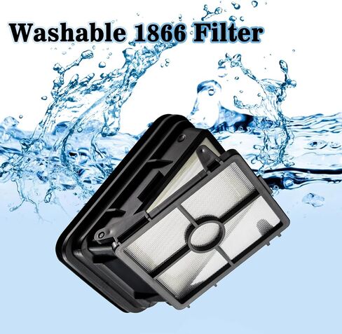 2460 Pet Pro استبدال أسطوانة الفرشاة متعددة الأسطح واستبدال المرشحات لأجزاء Bissell Crosswave Pet Pro وBissell Crosswave 2306A، 2306، 2303، 2306P، 1785 Series Vacuum (3 عبوات 2460 لفات فرشاة Crosswave و3 عبوات 1866 مرشحات) in Kuwait