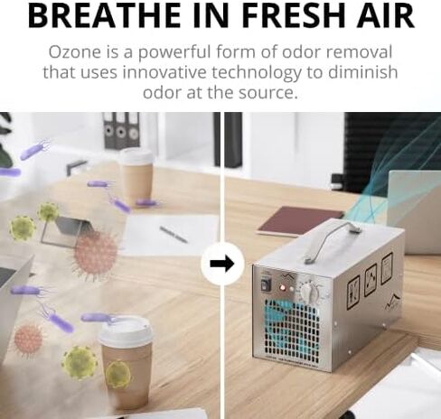 SS12000 Commercial Ozone Generator and Air Purifier, 9000 to 20000 mg/hr, Powerful Ozone Generator for Industrial Use in Saudi Arabia