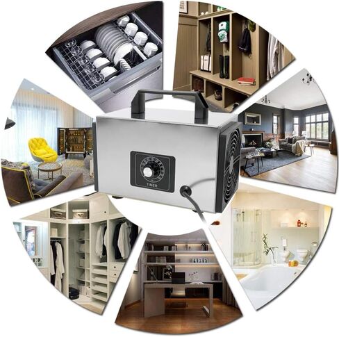 Bobique منقي هواء مرشح آلة مولد 110 فولت المحمولة الأوزون 32 جرام/ساعة مع توقيت التبديل مولد الأوزون مولد الأوزون للمنزل سيارة الفورمالديهايد in Kuwait