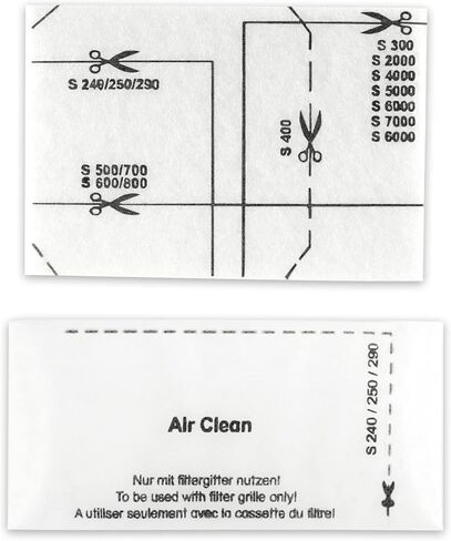 10 قطع من أكياس مكنسة كهربائية FJM تناسب مكنسة Miele Compact C1 Vacuum FJM Compact C1، Compact C2، S6000-S6999، S4000-S4999، S700، S500-S578 مع 3 مرشحات لحماية المحرك و3 مرشحات لتنظيف الهواء in Kuwait
