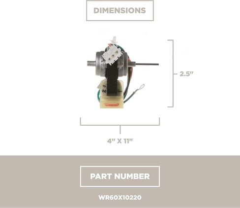 محرك مروحة مكثف للثلاجة WR60X10220 من GE Appliances in Saudi Arabia