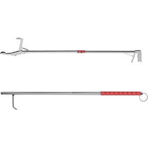 RAOMEIDE 32In Fireplace Tongs Log Grabber, Fire Pit Poker Sets, Fire Tongs for Fire Pit Outside in Saudi Arabia