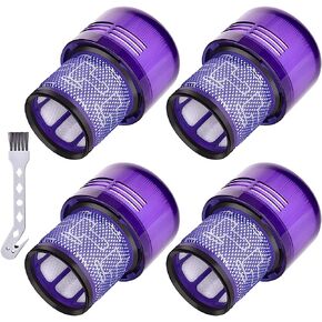 Vacuum Filters Replacement Parts Compatible with Dyson V11 Torque Drive V11 Animal V15 Detect Cordless Vacuum, Compare to Part 970013-02 (3 Pack)