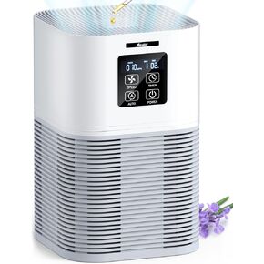 Air Purifier, Home Air Cleaner For Bedroom Large Room up to 600 sq.ft, VEWIOR H13 True HEPA Air Filter with Fragrance Sponge 6 Timer Settings Quiet Air Purifiers for Pets Dander Odor Dust Smoke Pollen in Kuwait