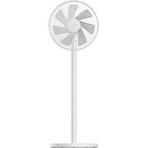 مروحة Xiaomi Mi Smart Standing 2 Lite، مروحة ذكية، تصميم محمول، 7 شفرات دوارة لتدفق هواء قوي، التحكم الصوتي، التحكم في تطبيق Mi، أبيض in Saudi Arabia