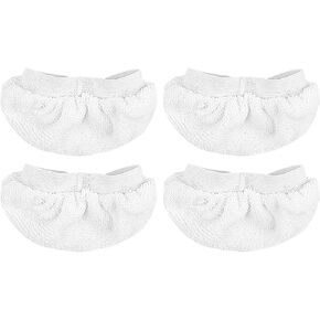 KEEPOW Universal Microfiber Cloths for Handheld Steam Cleaner, Compatible with Bissell Steam Shot, Comforday, PurSteam, Washable Rags, 4 Pack